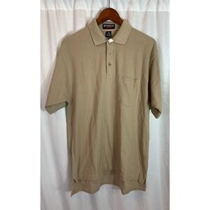 Ultra Club Collection‎ Men's Beige Polo Shirt Sz Medium EUC !!!